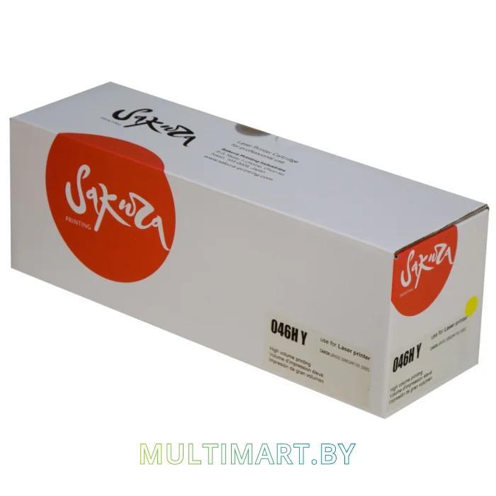 Картридж Sakura Printing SACRG046HY (аналог Canon 046HY)